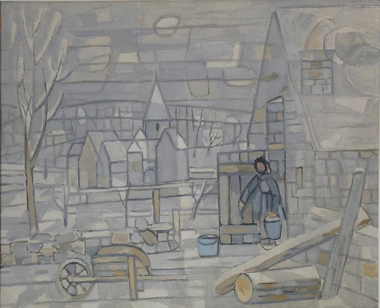 Catalogue raisonné, Hans Seiler, Lacassagne sous la neige, circa 1940