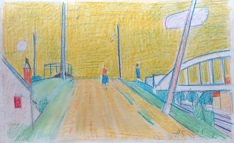 Catalogue raisonné, Hans Seiler, Vers le pont, 1942
