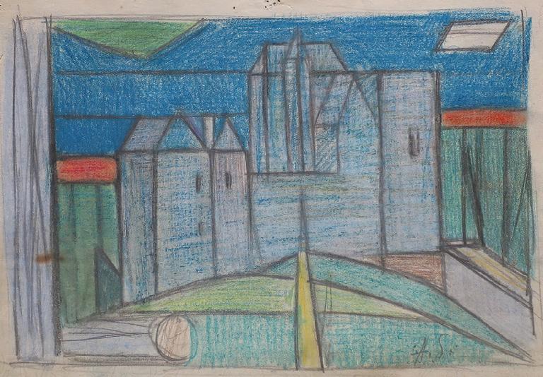 Catalogue raisonné, Hans Seiler, Château de Fayrac 2, circa 1942