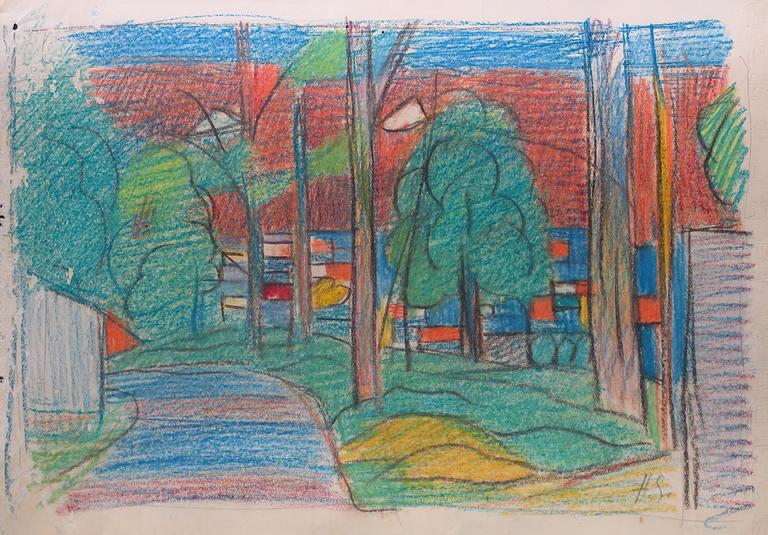 Catalogue raisonné, Hans Seiler, Chemin en Bretagne, circa 1942