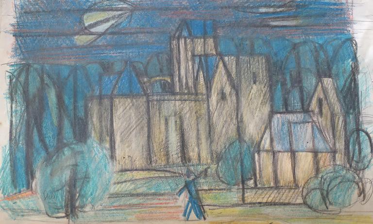 Catalogue raisonné, Hans Seiler, Fayrac et sa chapelle 1, circa 1942