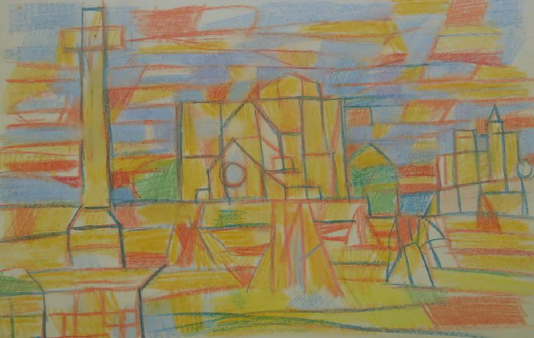 Catalogue raisonné, Hans Seiler, L'église de Vézac, circa 1942