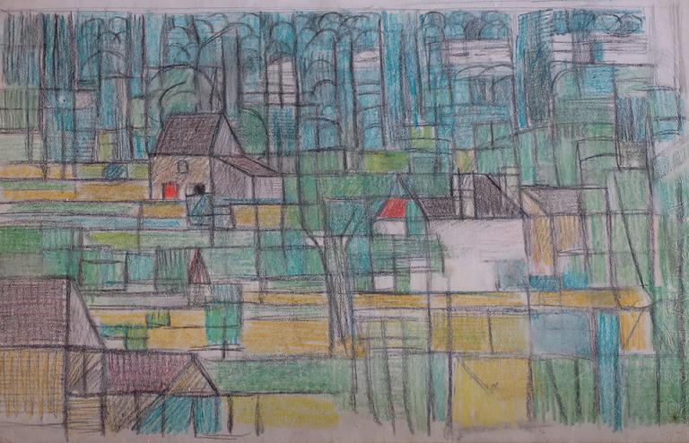 Catalogue raisonné, Hans Seiler, La petite grange et la ferme, circa 1942