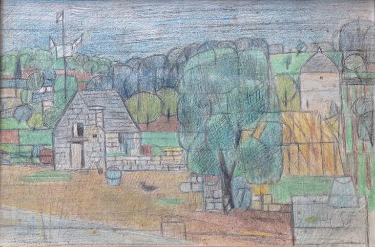 Catalogue raisonné, Hans Seiler, Le pigeonnier, circa 1942