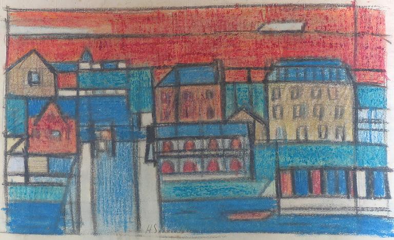 Catalogue raisonné, Hans Seiler, Le pont de Chennevières 2, circa 1942