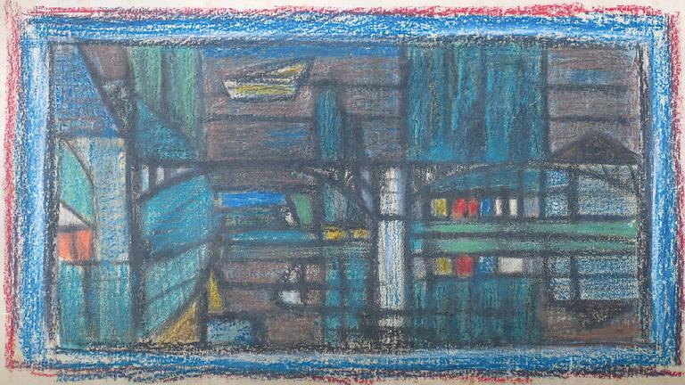 Catalogue raisonné, Hans Seiler, Le pont sur la Marne 2, circa 1942