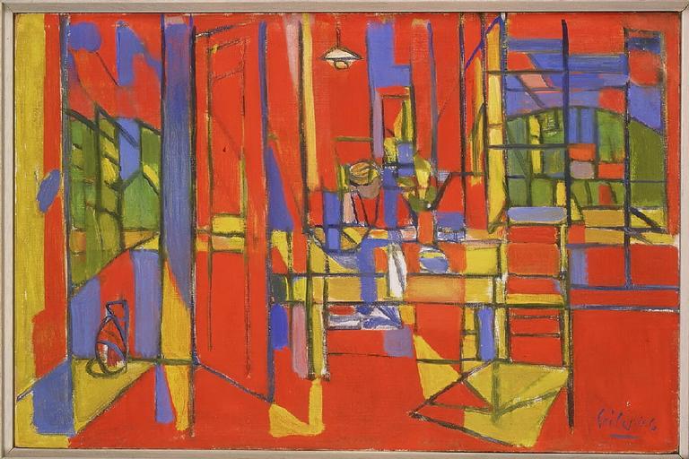 Catalogue raisonné, Hans Seiler, Intérieur I, 1946