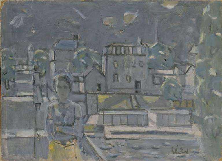 Catalogue raisonné, Hans Seiler, La piscine sur la Marne, circa 1950
