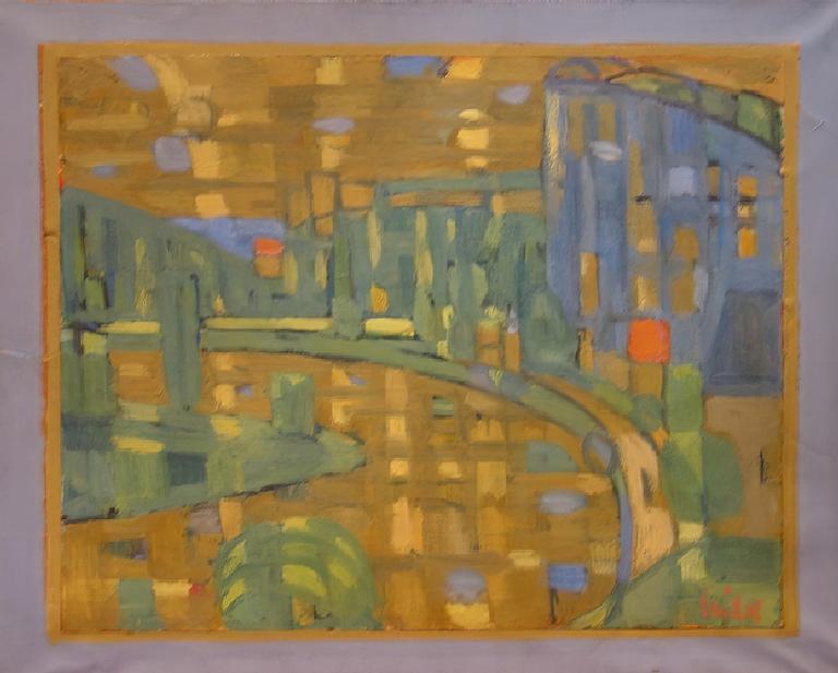 Catalogue raisonné, Hans Seiler, Paysage(les Pendolies bleues), circa 1952