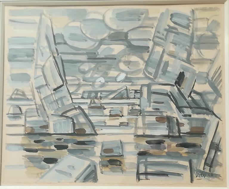 Catalogue raisonné, Hans Seiler, Belle-ile, 1954