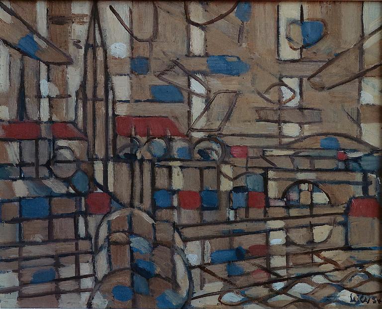 Catalogue raisonné, Hans Seiler, Vue de Berne, 1954