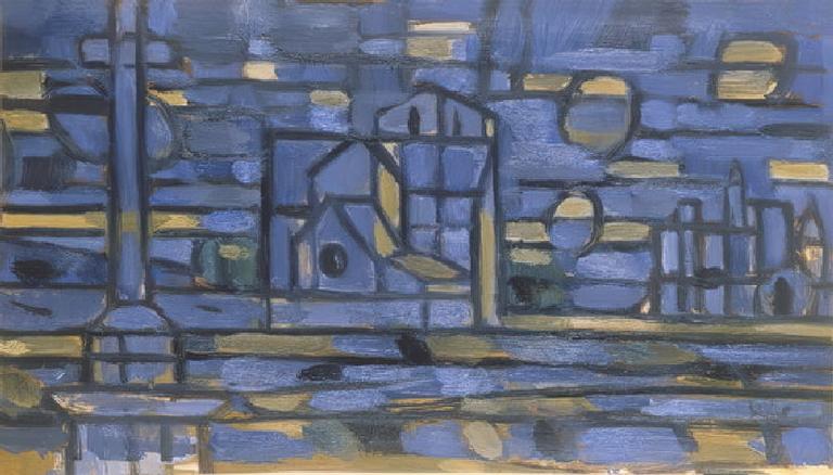 Catalogue raisonné, Hans Seiler, L'église de Vézac, circa 1955