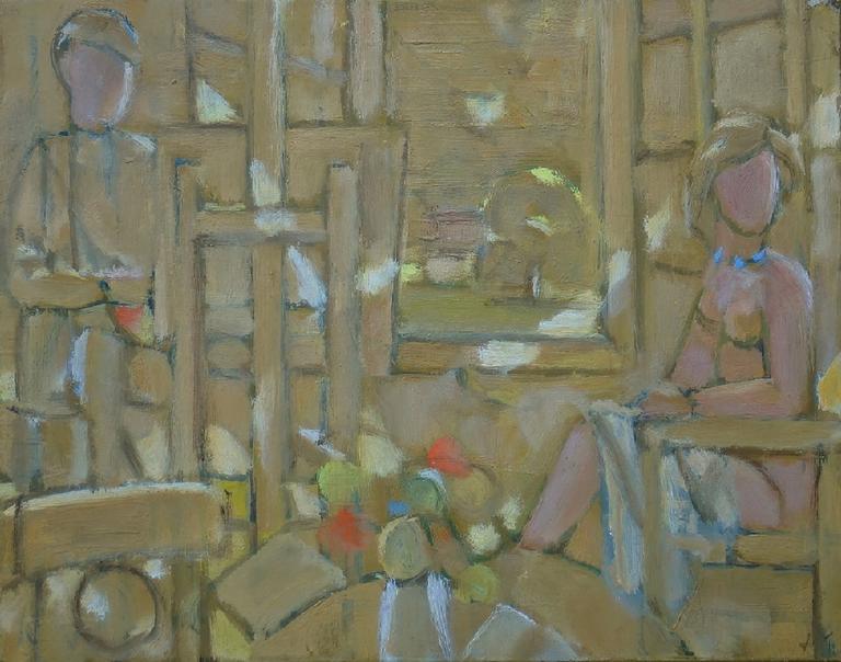 Catalogue raisonné, Hans Seiler, Le peintre et son modèle, circa 1955