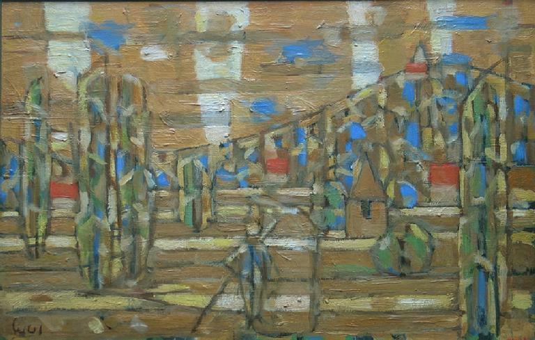 Catalogue raisonné, Hans Seiler, Marqueyssac (ocre), circa 1955