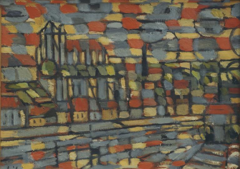 Catalogue raisonné, Hans Seiler, Vue de Berne, 1956