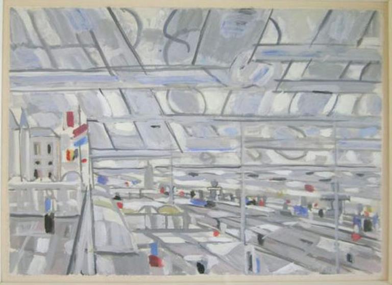 Catalogue raisonné, Hans Seiler, Bord de mer (Ostende), 1956