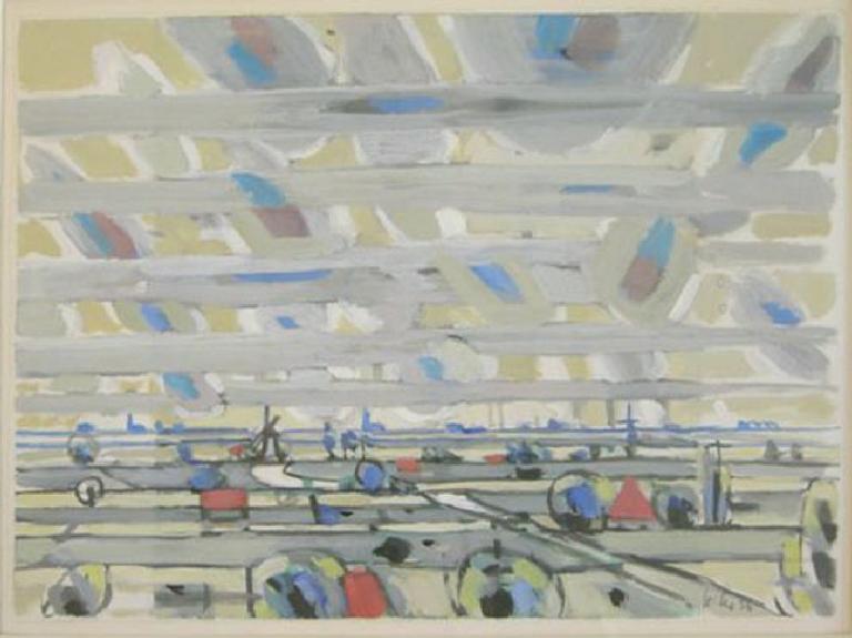 Catalogue raisonné, Hans Seiler, Paysage de Hollande, 1956