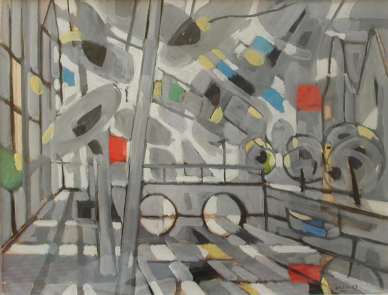 Catalogue raisonné, Hans Seiler, Canal à Amsterdam, 1957