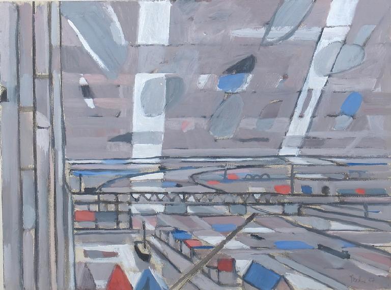 Catalogue raisonné, Hans Seiler, Le pont de fer en Hollande, 1957