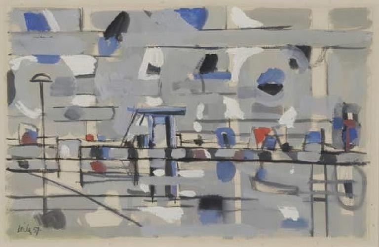 Catalogue raisonné, Hans Seiler, Pont-levis , 1957