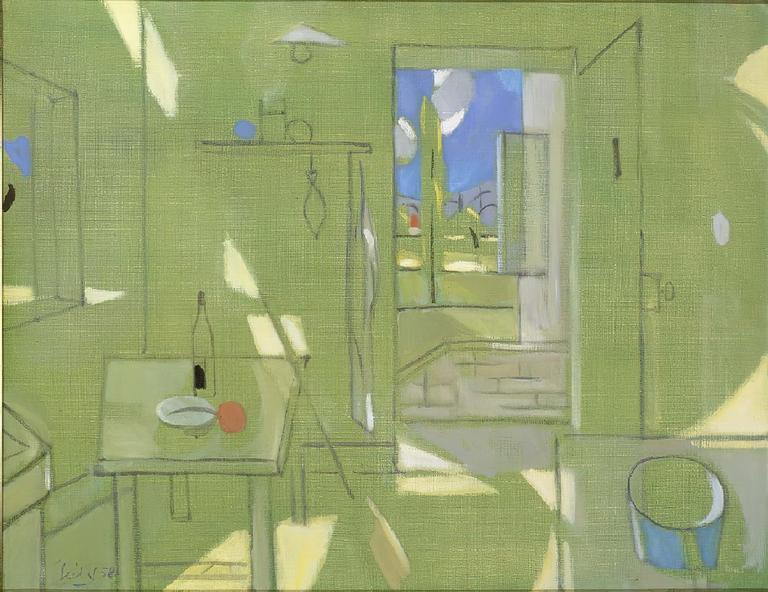 Catalogue raisonné, Hans Seiler, La cuisine verte (La Roque), 1958