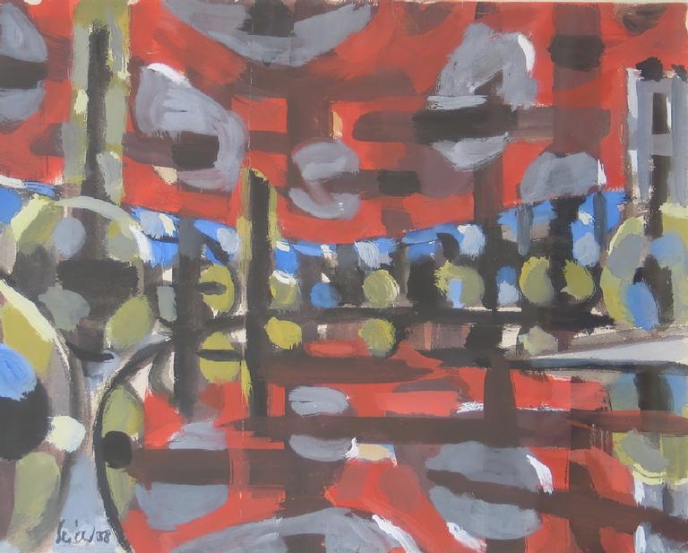 Catalogue raisonné, Hans Seiler, La vallée rouge , 1958