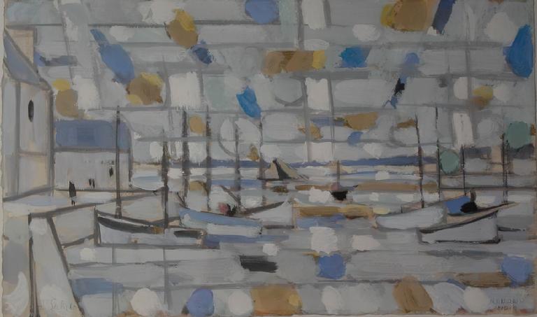 Catalogue raisonné, Hans Seiler, Le port, 1960