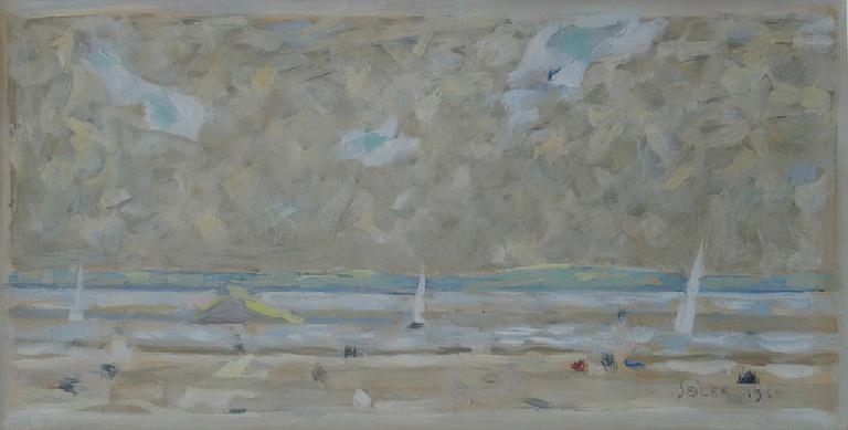 Catalogue raisonné, Hans Seiler, Petite plage, 1960
