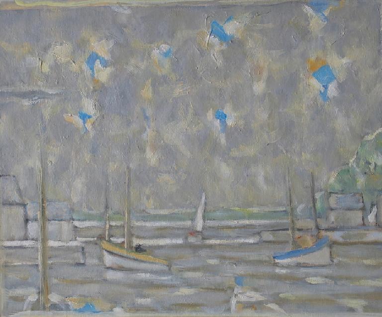 Catalogue raisonné, Hans Seiler, Bateaux bleux et jaunes, 1960