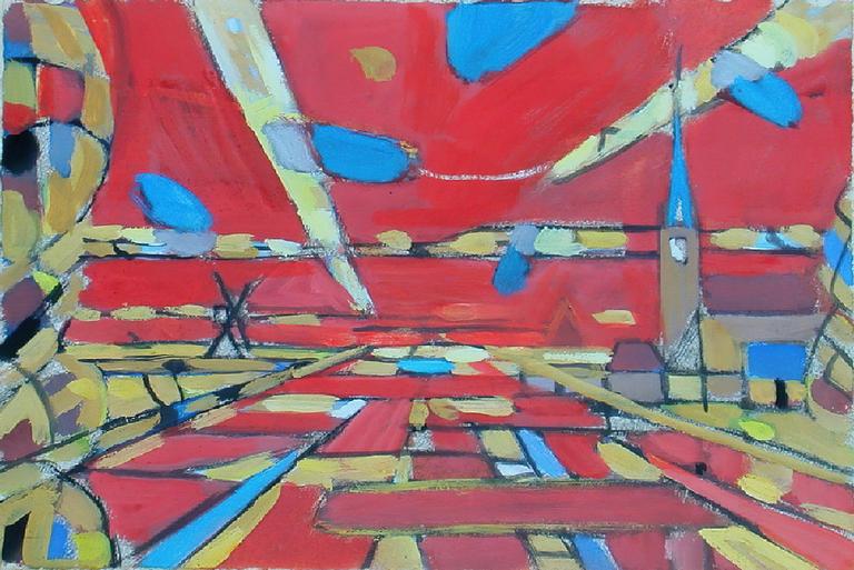 Catalogue raisonné, Hans Seiler, Clocher en Hollande, circa 1960