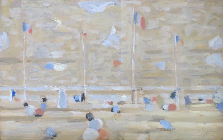 Catalogue raisonné, Hans Seiler, Petite plage (Franceville), 1962