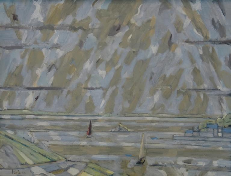 Catalogue raisonné, Hans Seiler, Le port de Tréboul, 1962