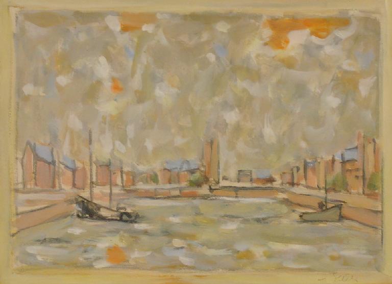 Catalogue raisonné, Hans Seiler, Petit port du Nord, circa 1962