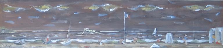 Catalogue raisonné, Hans Seiler, Plage de Tréboul (longue), circa 1962