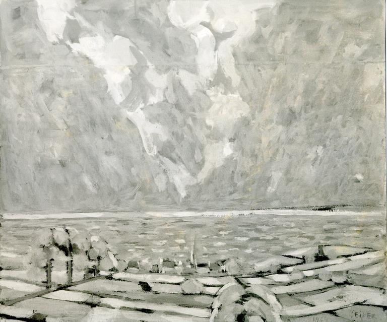 Catalogue raisonné, Hans Seiler, La baie, 1964