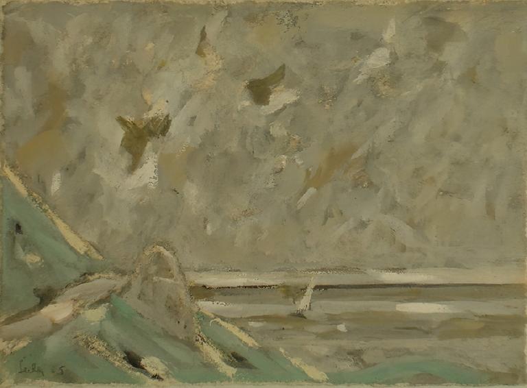 Catalogue raisonné, Hans Seiler, Chemin sur la falaise, 1965
