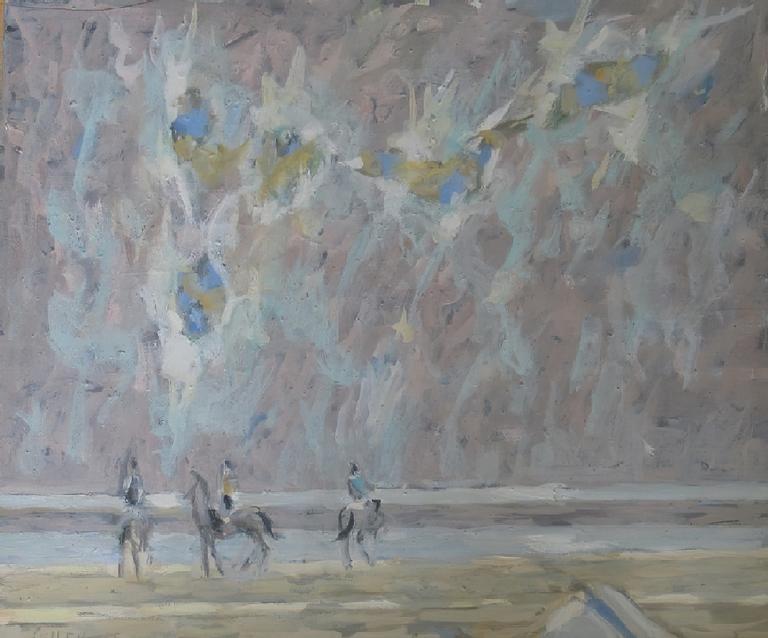 Catalogue raisonné, Hans Seiler, Chevaux sur la plage, 1965