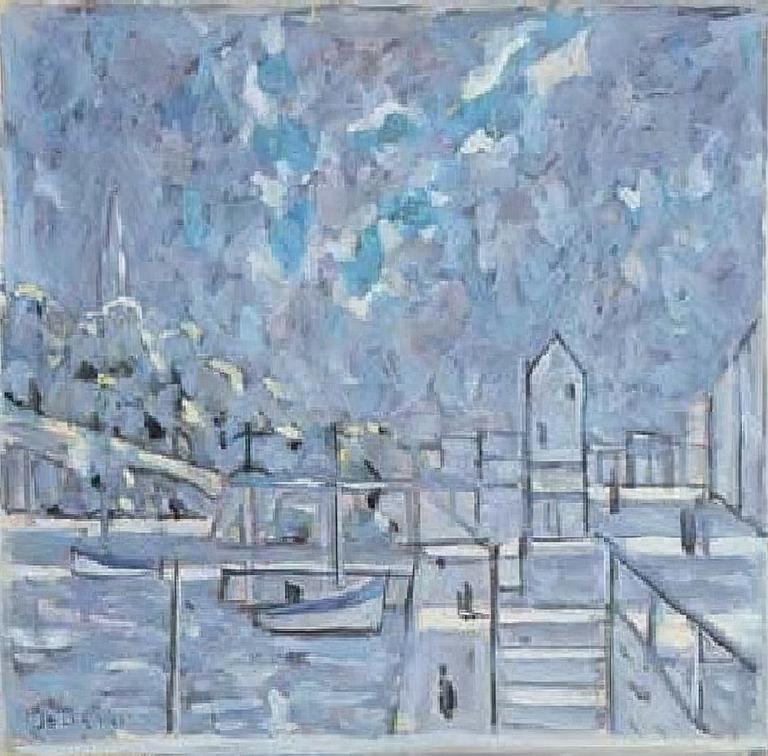 Catalogue raisonné, Hans Seiler, Port de Douarnenez, 1965