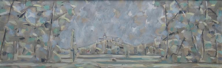 Catalogue raisonné, Hans Seiler, Colline entre les arbres, circa 1965