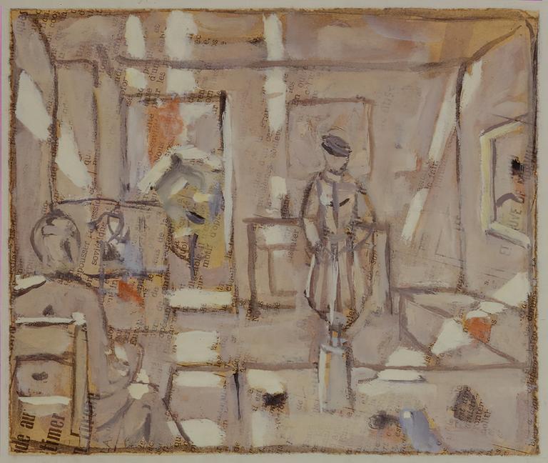 Catalogue raisonné, Hans Seiler, Le peintre et son modèle, circa 1965