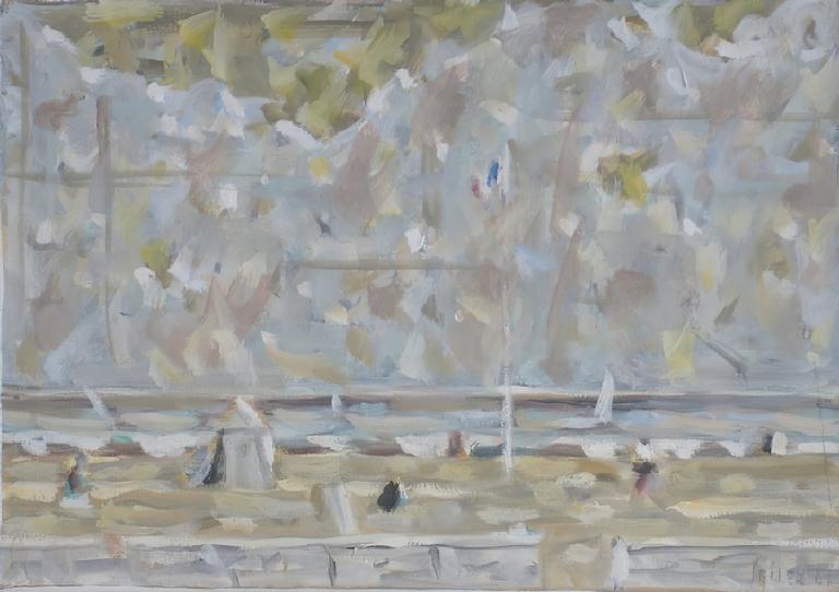 Catalogue raisonné, Hans Seiler, La plage à Franceville, 1967