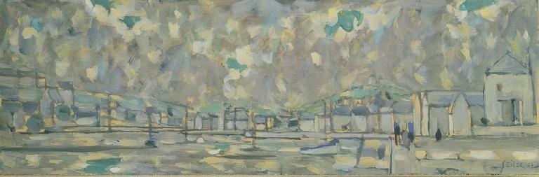 Catalogue raisonné, Hans Seiler, Le port de Tréboul, 1967