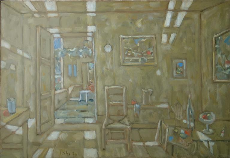Catalogue raisonné, Hans Seiler, Intérieur d'atelier, circa 1970
