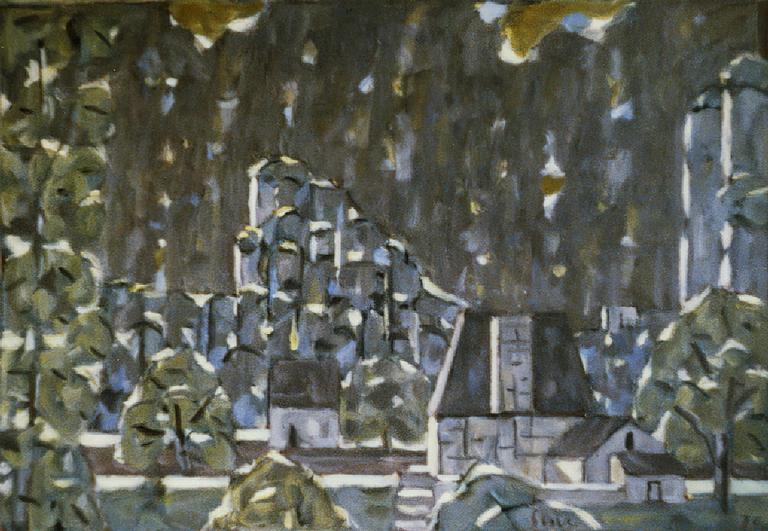 Catalogue raisonné, Hans Seiler, La maison Lacour (sombre), 1970