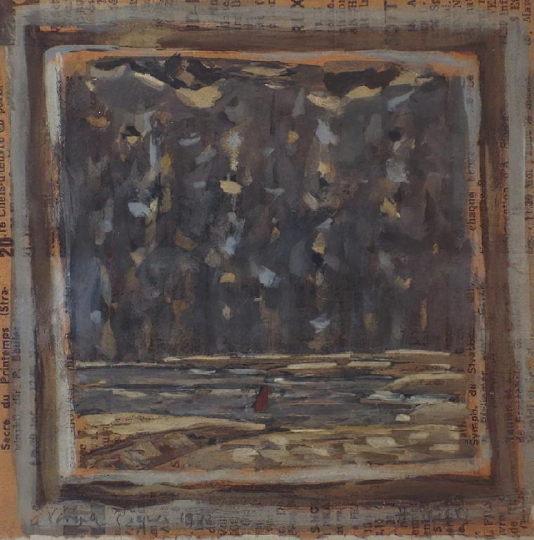 Catalogue raisonné, Hans Seiler, La baie (sombre), 1972