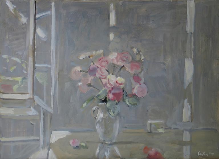 Catalogue raisonné, Hans Seiler, Fleurs devant la fenêtre, 1974