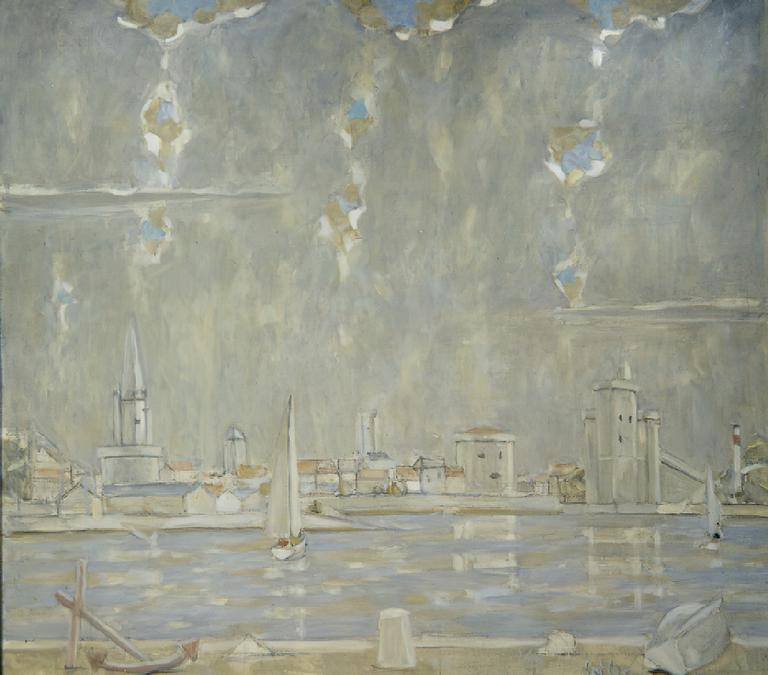 Catalogue raisonné, Hans Seiler, Le port de La Rochelle II, 1974