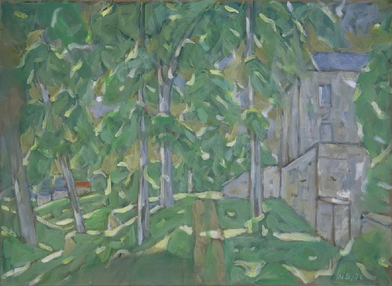 Catalogue raisonné, Hans Seiler, Le chemin du château, circa 1976