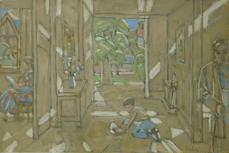 Catalogue raisonné, Hans Seiler, Enfant dans l'entrée, circa 1976