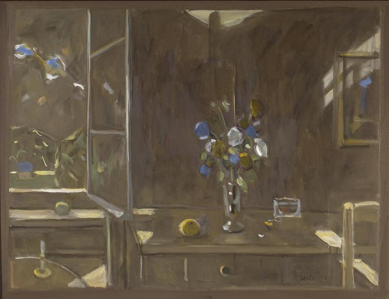 Catalogue raisonné, Hans Seiler, Bouquet à la fenêtre, 1977
